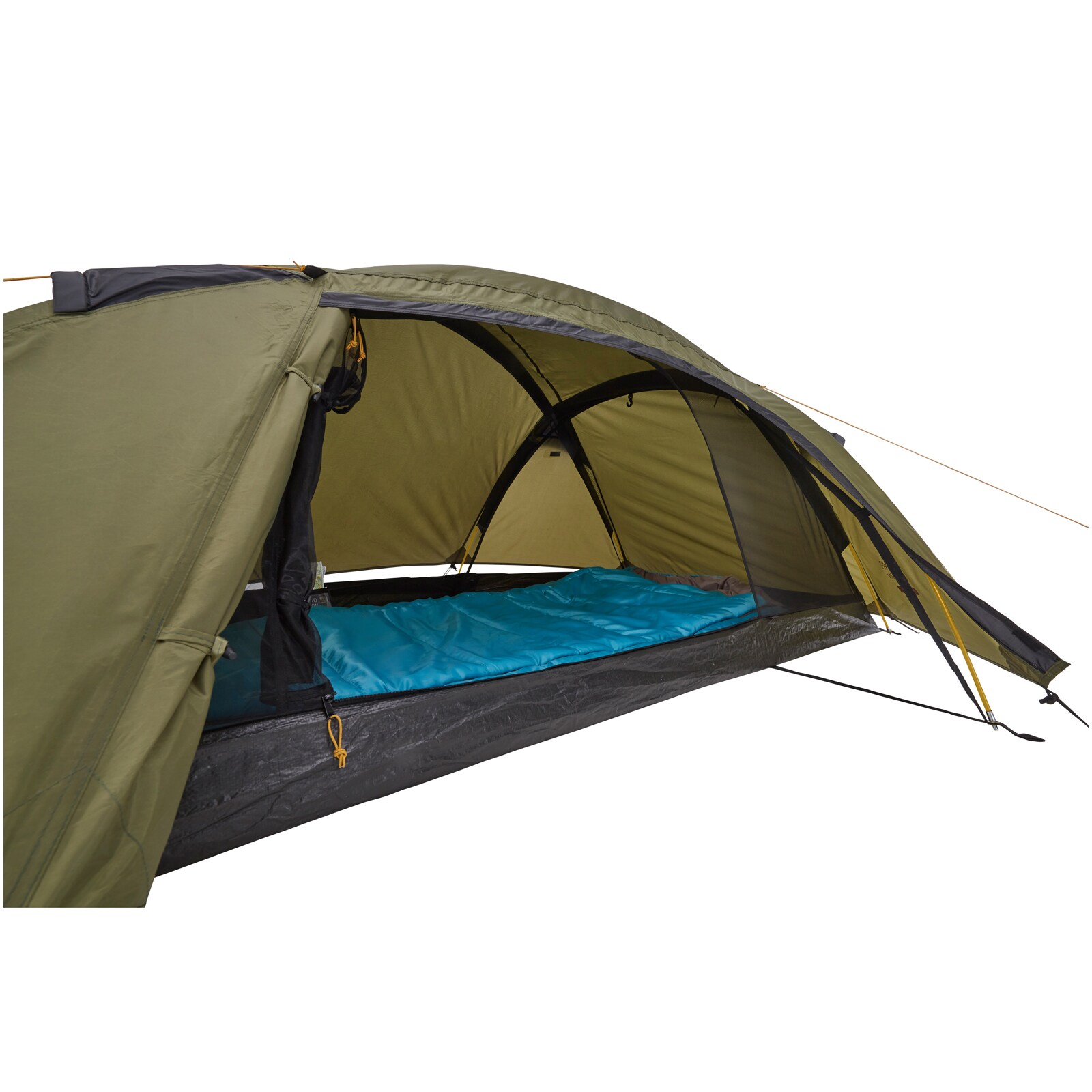 GRAND CANYON Apex 1 Personen Geodät Trekking Zelt Einmann Camping 2,3 kg Leicht Farbe: Blue Grass