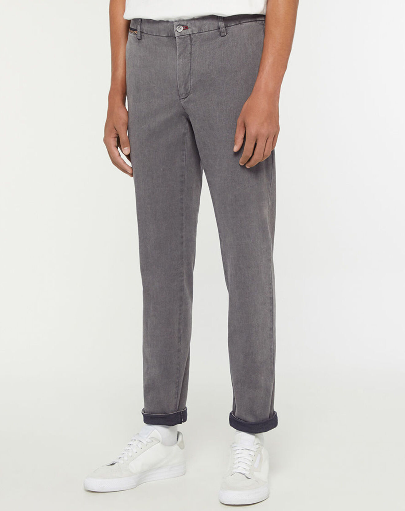 Hackett London Pantalon Chino Slim Armure gris