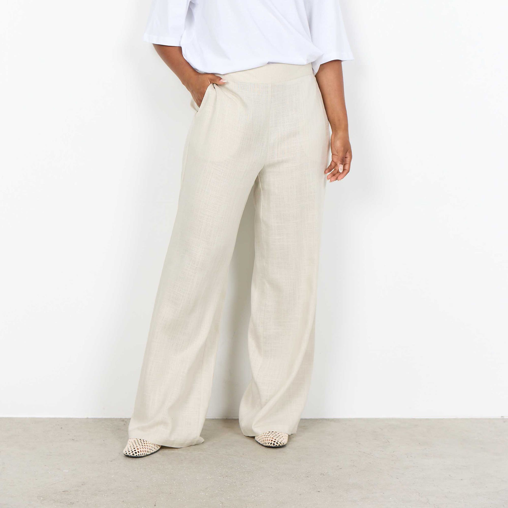 Pantalon Femme beige