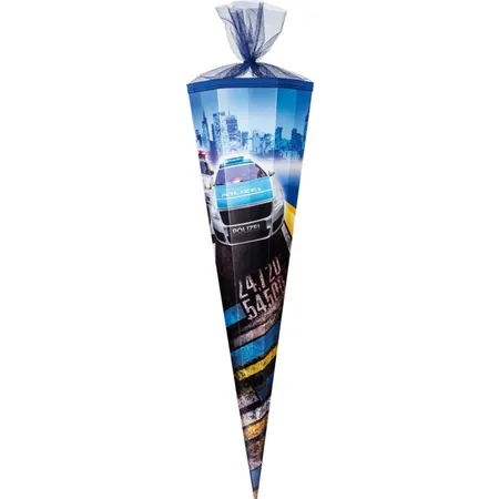 Nestler Schultüte Polizei, 85cm, eckig