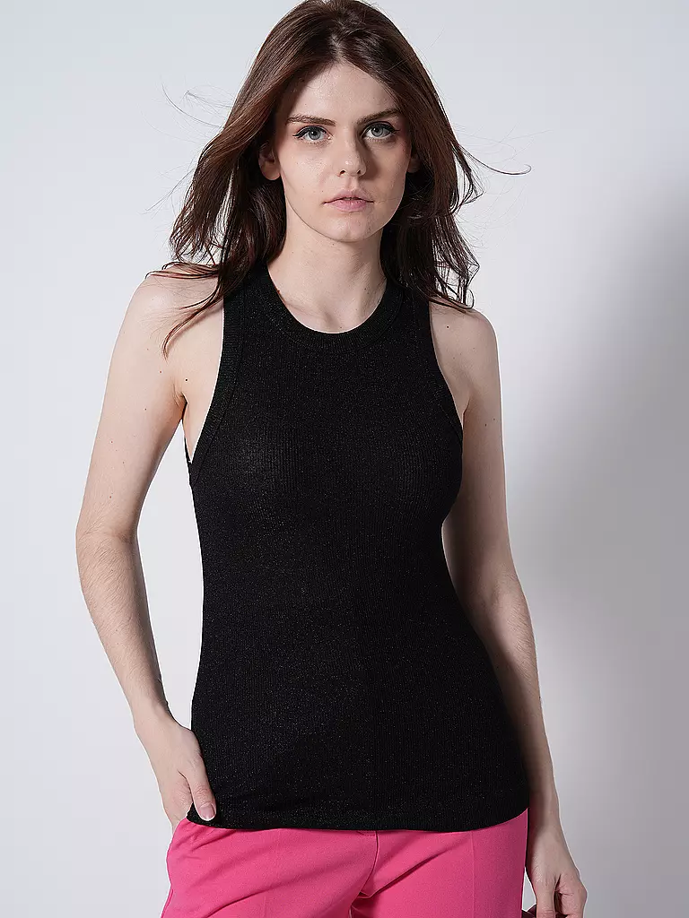 RICH & ROYAL Top schwarz
