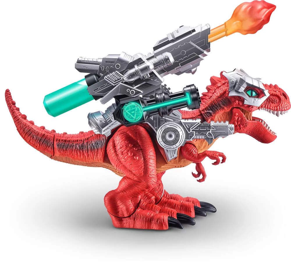 DINO WARS - FIGURINE T-REX DE BATAILLE GEANT \/ GIANT BATTLING TREX