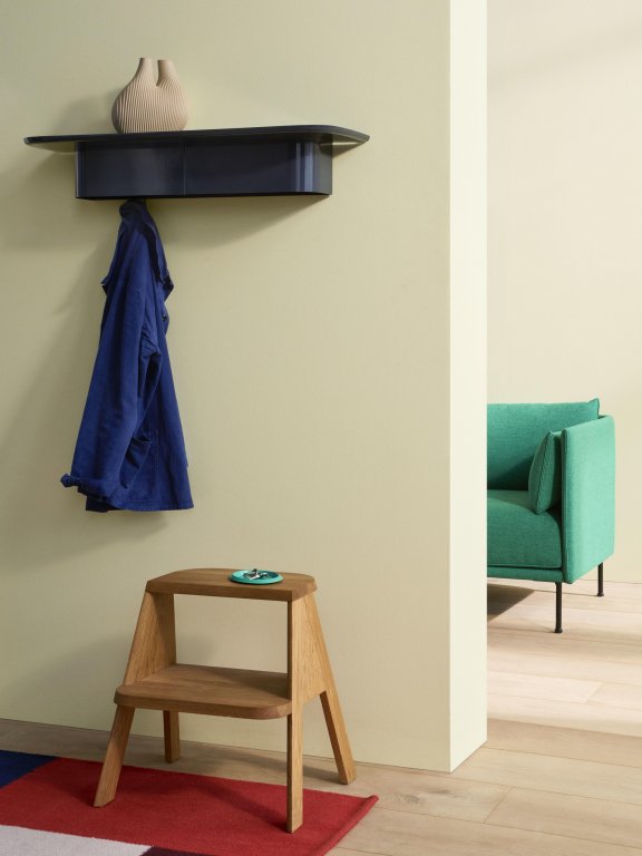 Hay Korpus Shelf wandplank 7 haken brick red