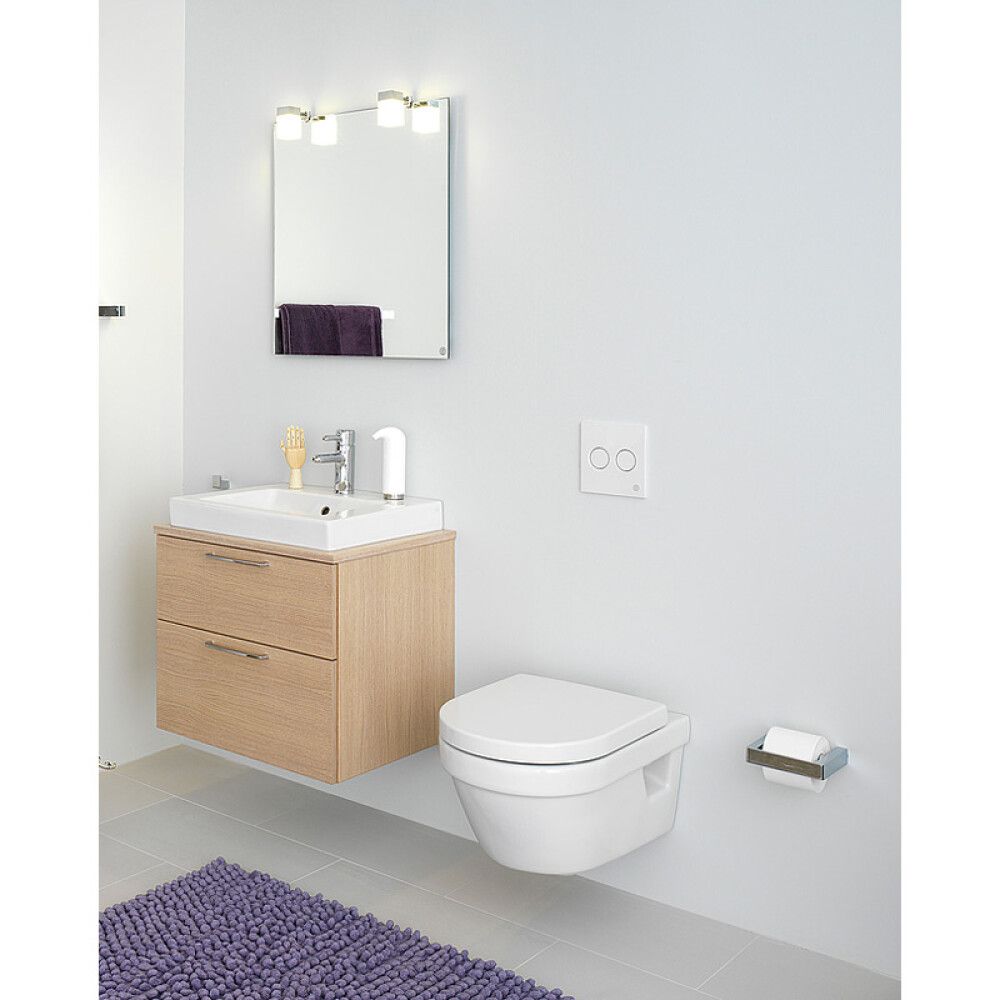 TOALETT VEGGH. GUSTAVSBERG 5G84 HYGIENIC FLUSH EKSKL FIKSTUR