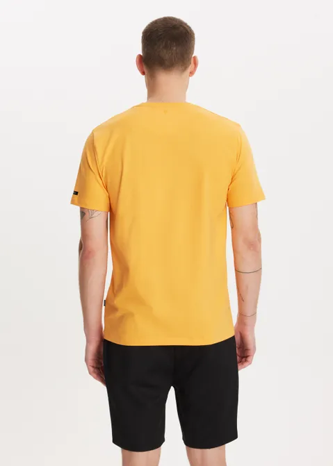 T-shirt met print symbol geel (GEE.MA)