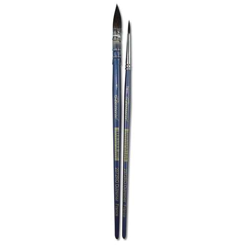 Léonard Outremer 2er- Pinselset, Fehhaar-Imitation