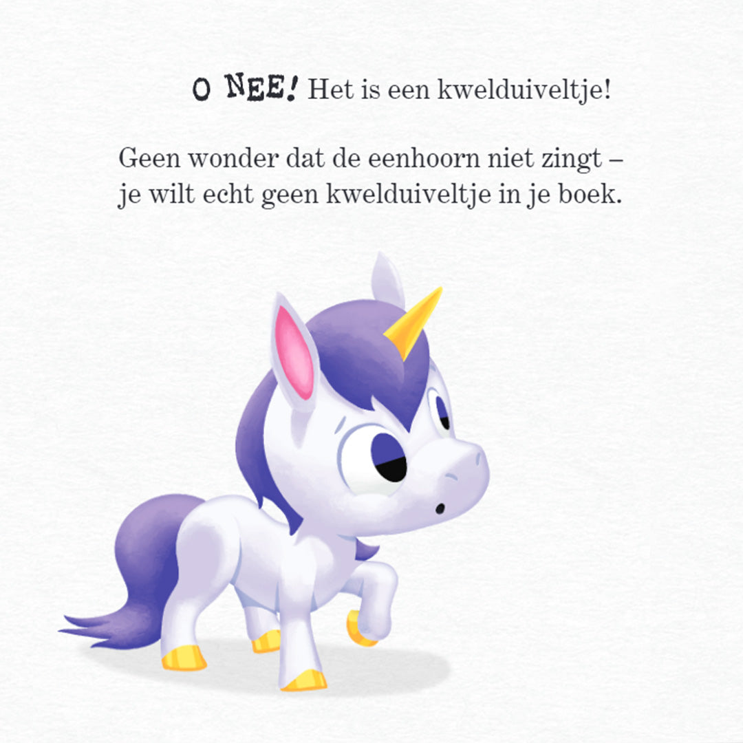 Er zit een eenhoorn in je boek