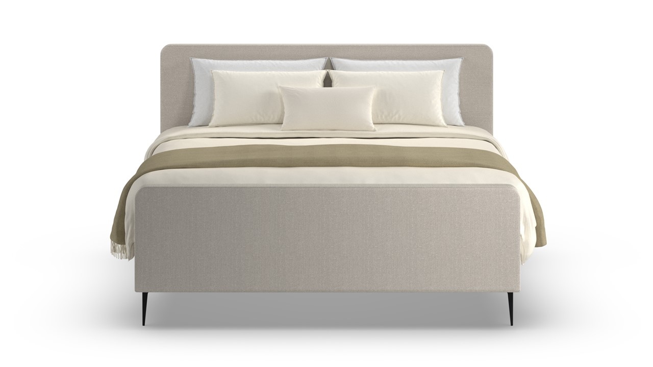 Elektrische boxspring Glade - Natural linen natural