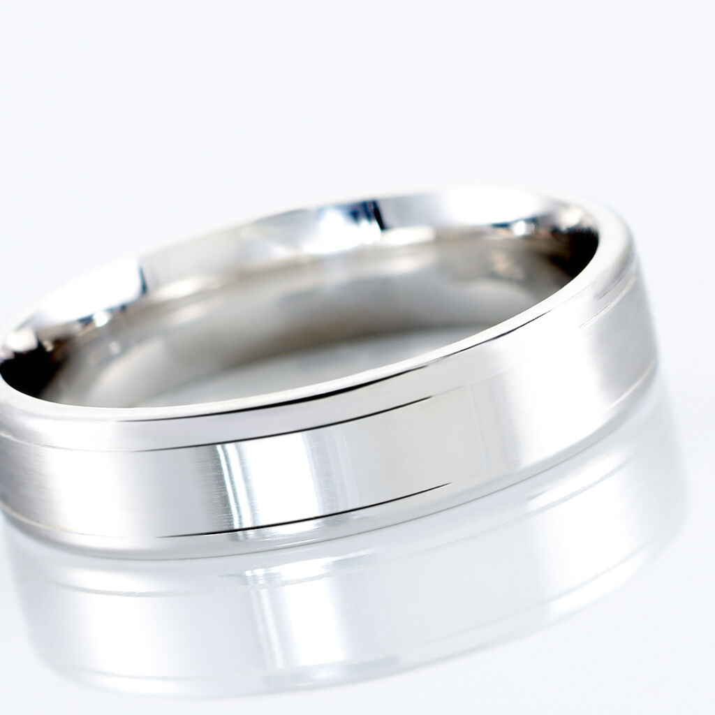 Alliance Mae-lou Ruban Plat Argent Blanc