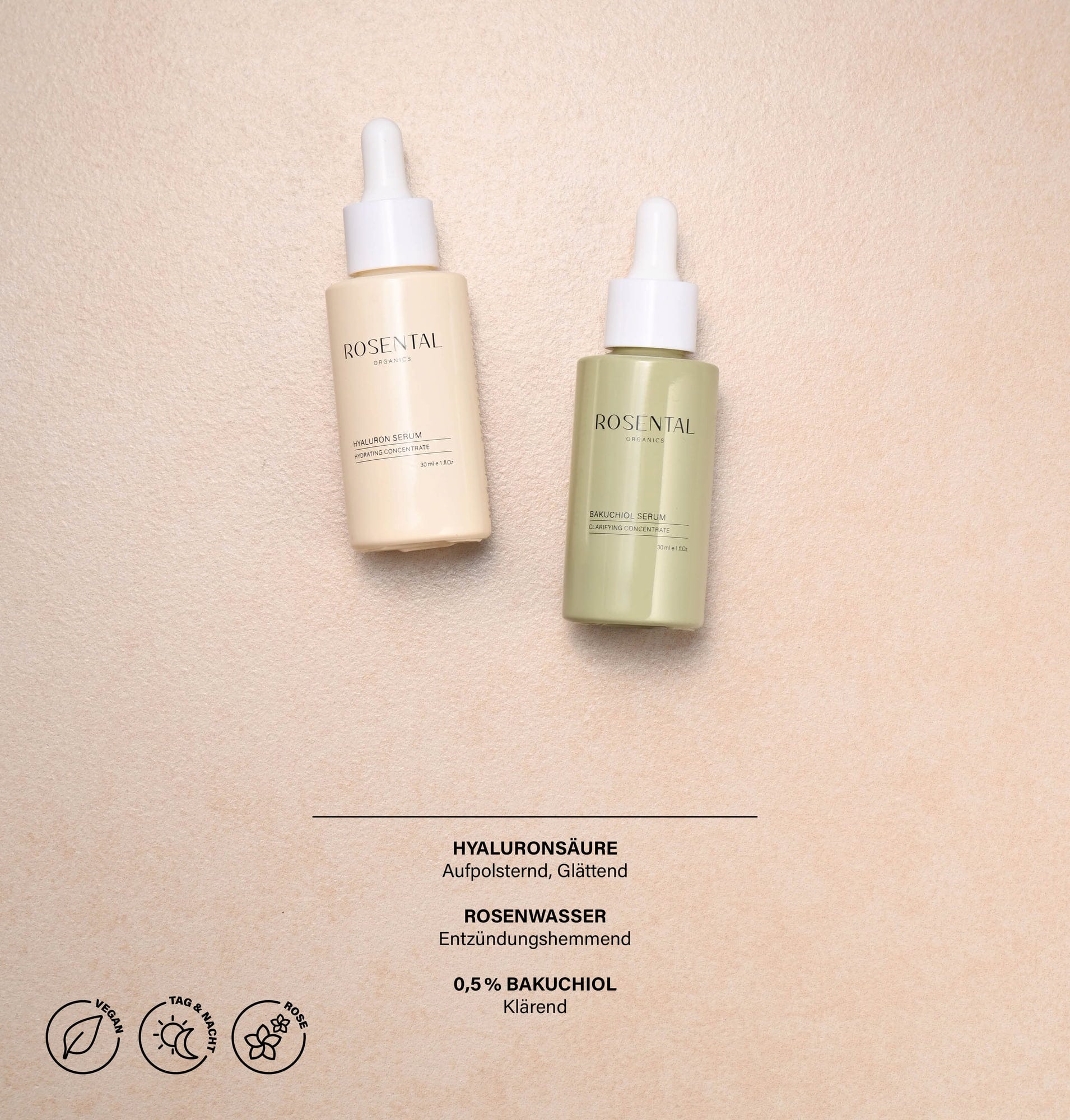 Rosental Organics  Day & Night Serum Set, 1 Set