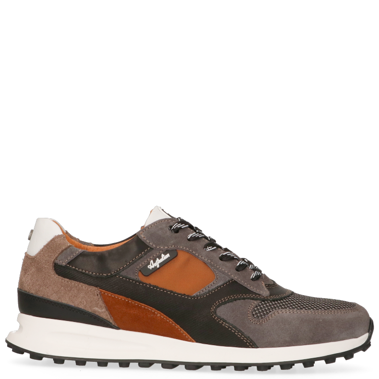 Australian Footwear Osaka leather Grey-blck-cognac