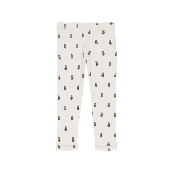 Studio Bohème Legging Rom Pom Lavande | Ecru
