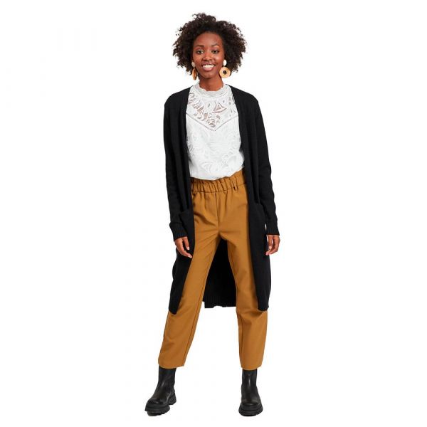 Vila Ril Long Sleeve Long Cardigan Preto XS Mulher
