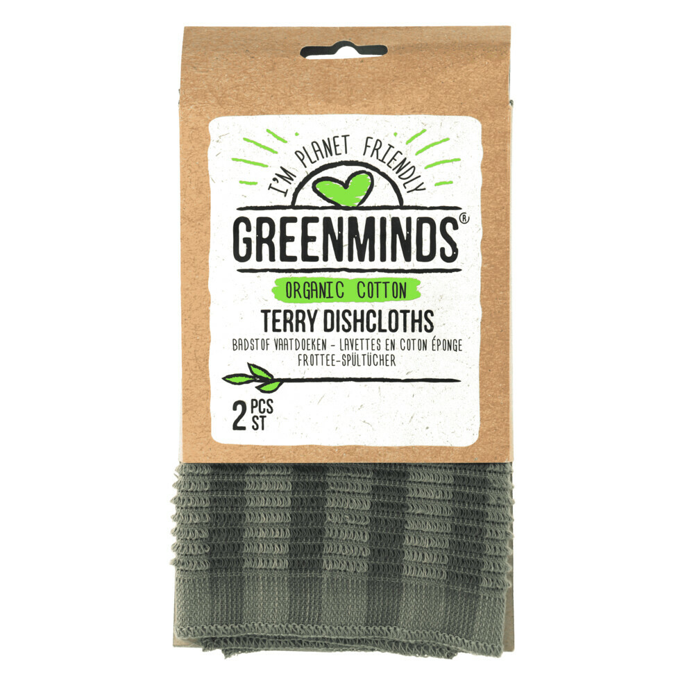 Greenminds Badstof Vaatdoeken 35 x 35 cm2 stuks