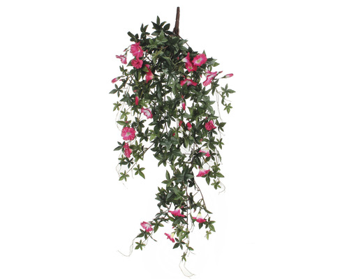 Hangende kunstbloem Petunia H 15 cm fuchsia