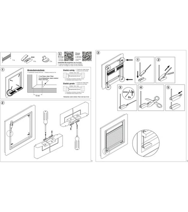 Gardinia Plissée Concept Thermo, Weiss, 80 x 130 cm Blickdichtes Plissee