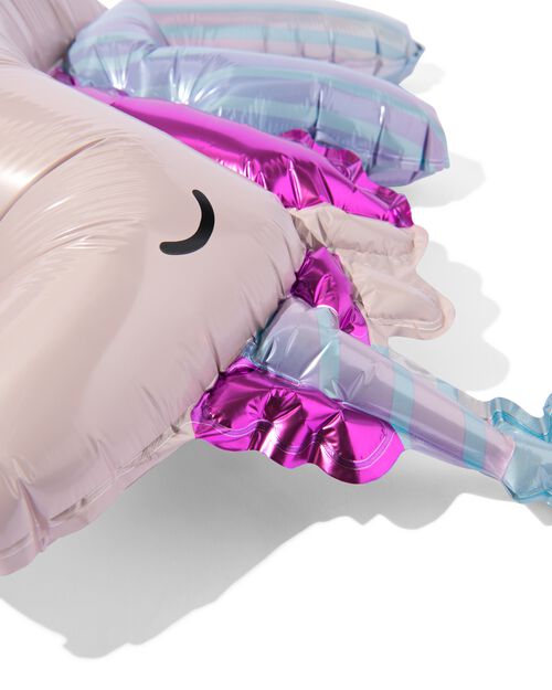 ballon aluminium 3D licorne 55 cm