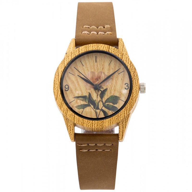 Montre Femme CHTIME bracelet Cuir Marron