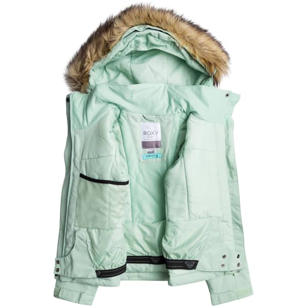 Veste de ski ROXY MEADE GIRL JK SNJT CAMEO GREEN