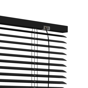 KARWEI aluminium jaloezie 25 mm matzwart (kleurnr. 320) 100x180 cm (bxh)
