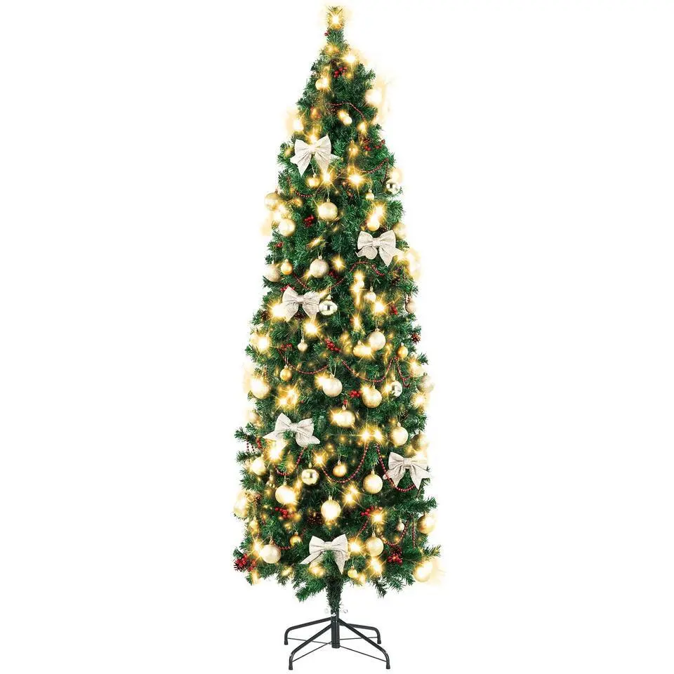 tectake Kunstkerstboom Comet, natuurgetrouwe uitstraling, Groen
