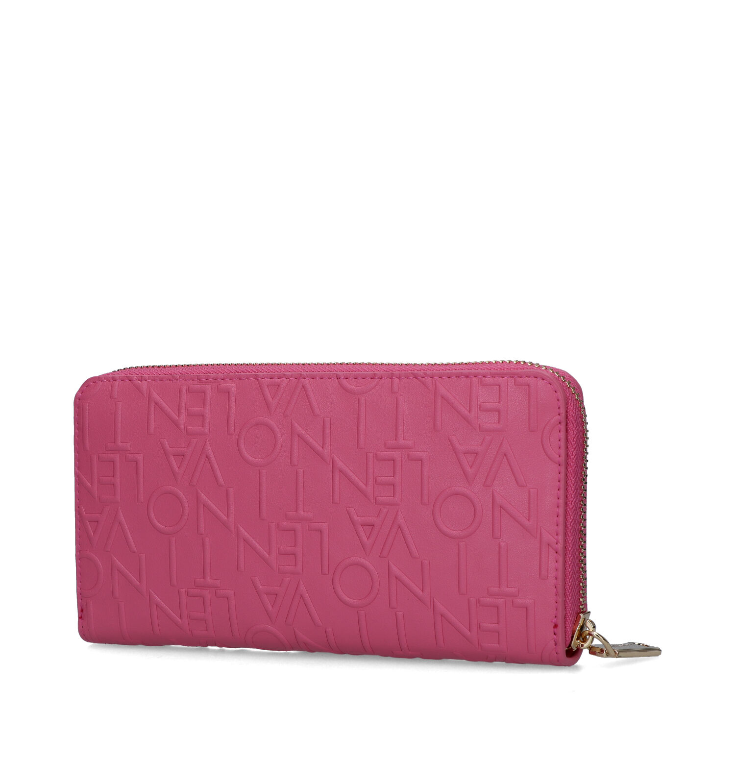 Ritsportemonnee roze