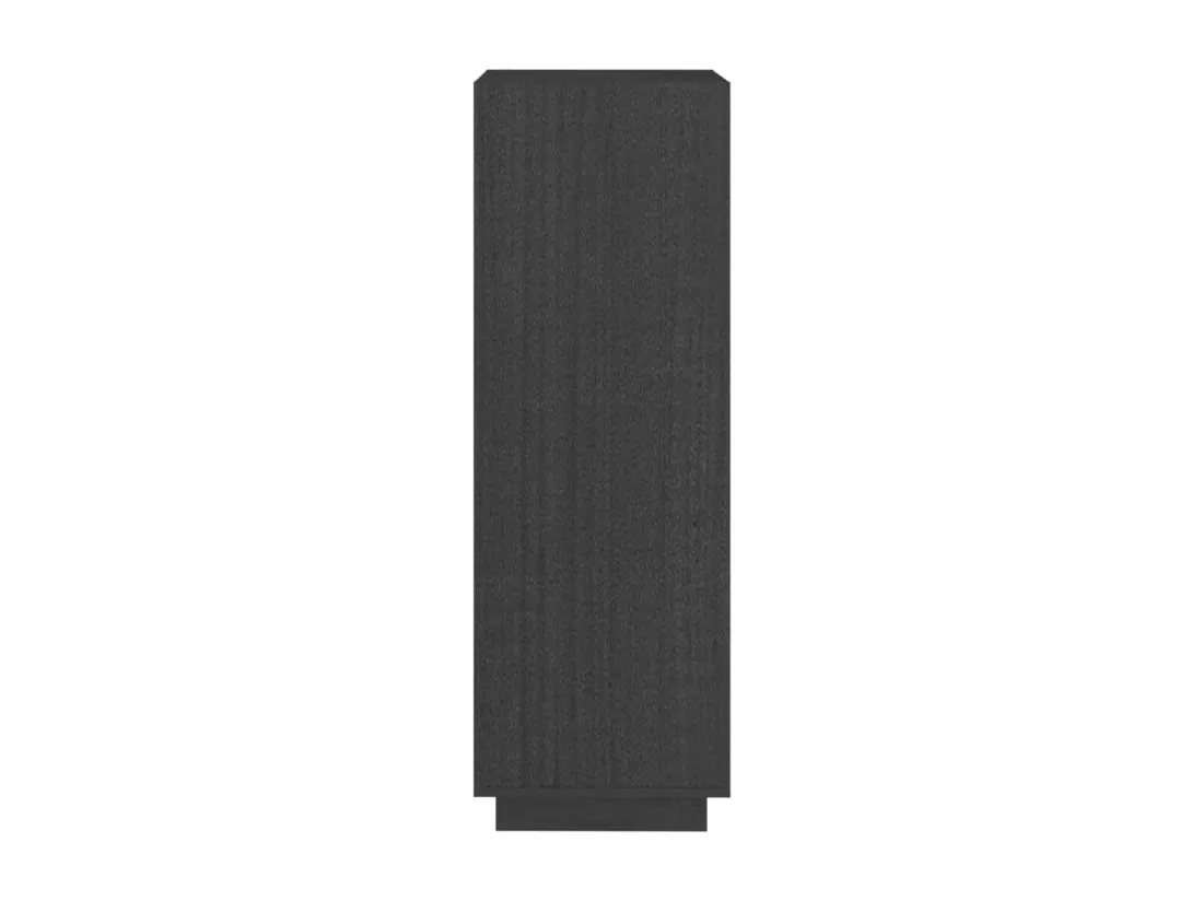 Bibliothèque/Séparateur de pièce Gris 40x35x103 cm Pin massif