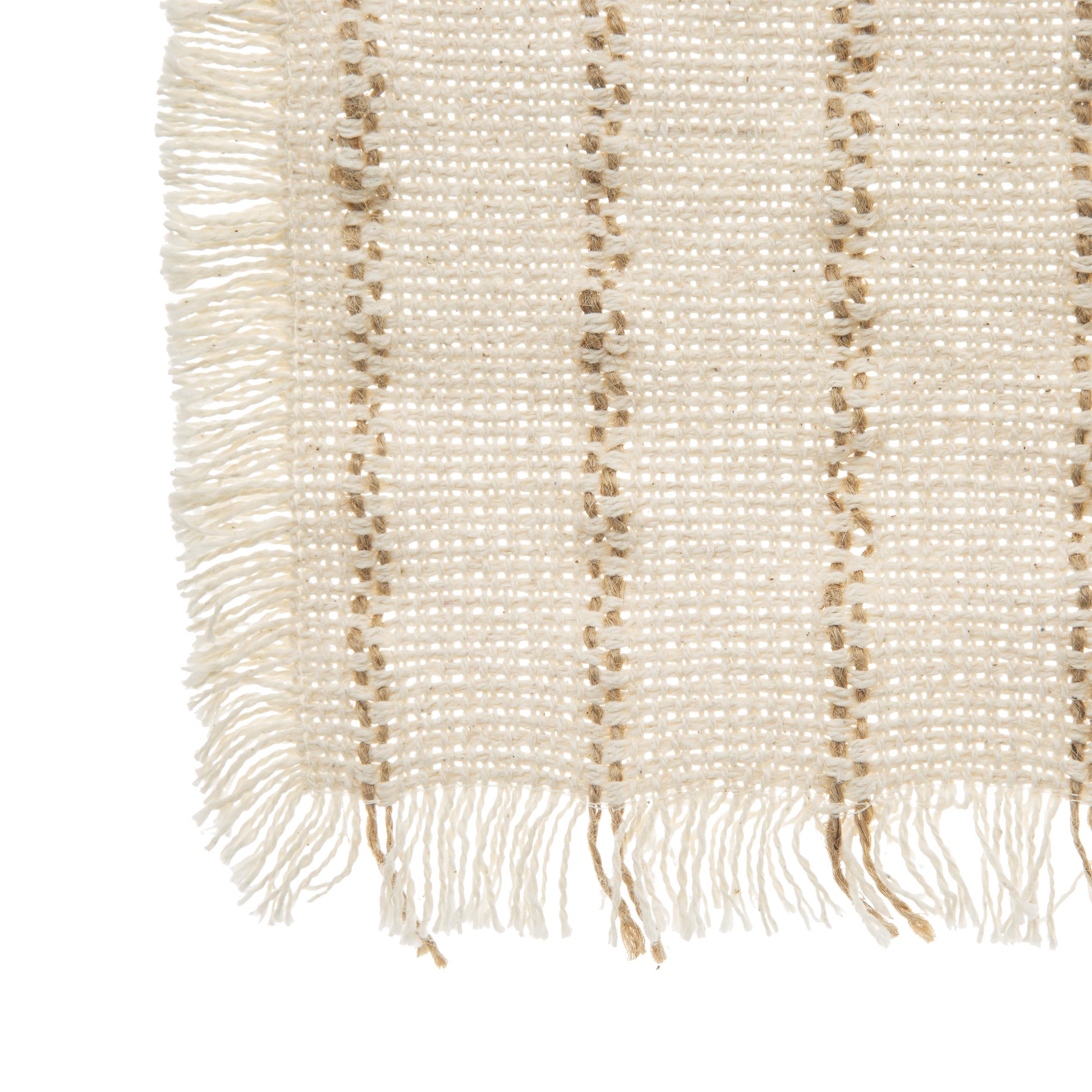 SET TABLE JUTE BLANC 45X30CM