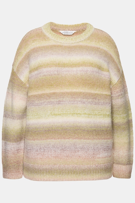 Pullover, oversized, Farbverlauf, Glitzer