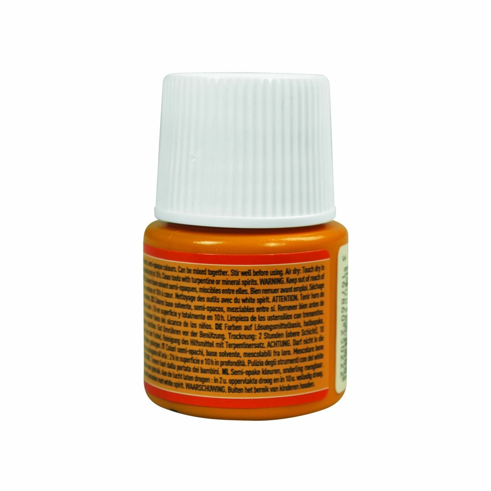 Peinture céramique et multi-surfaces - jaune orange - 45 ml