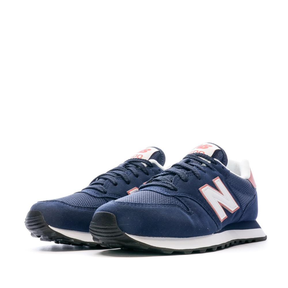 New Balance Basket Marine Femme New Balance 500