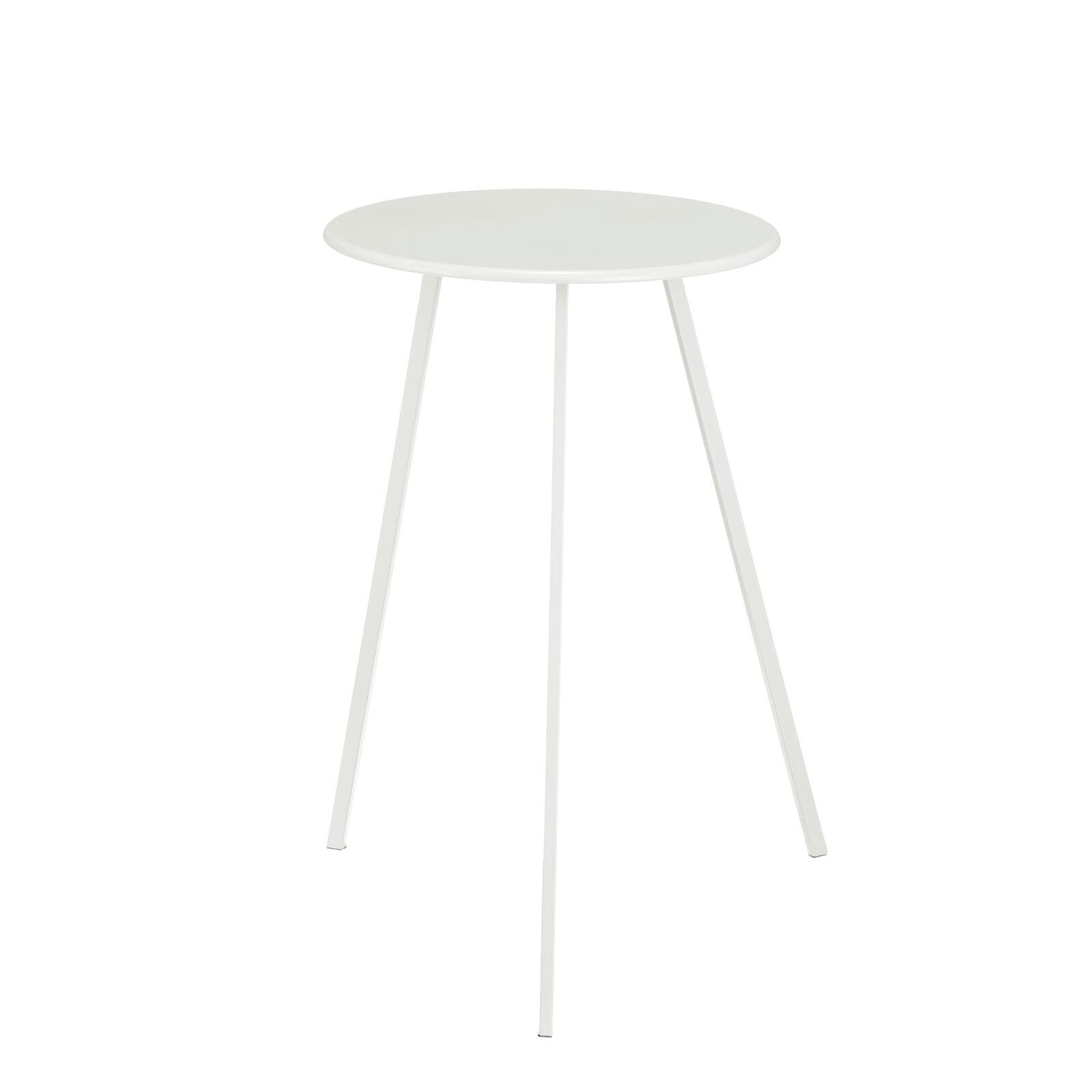 MICA DECORATIONS Beistelltisch SEATLE 58 cm weiß