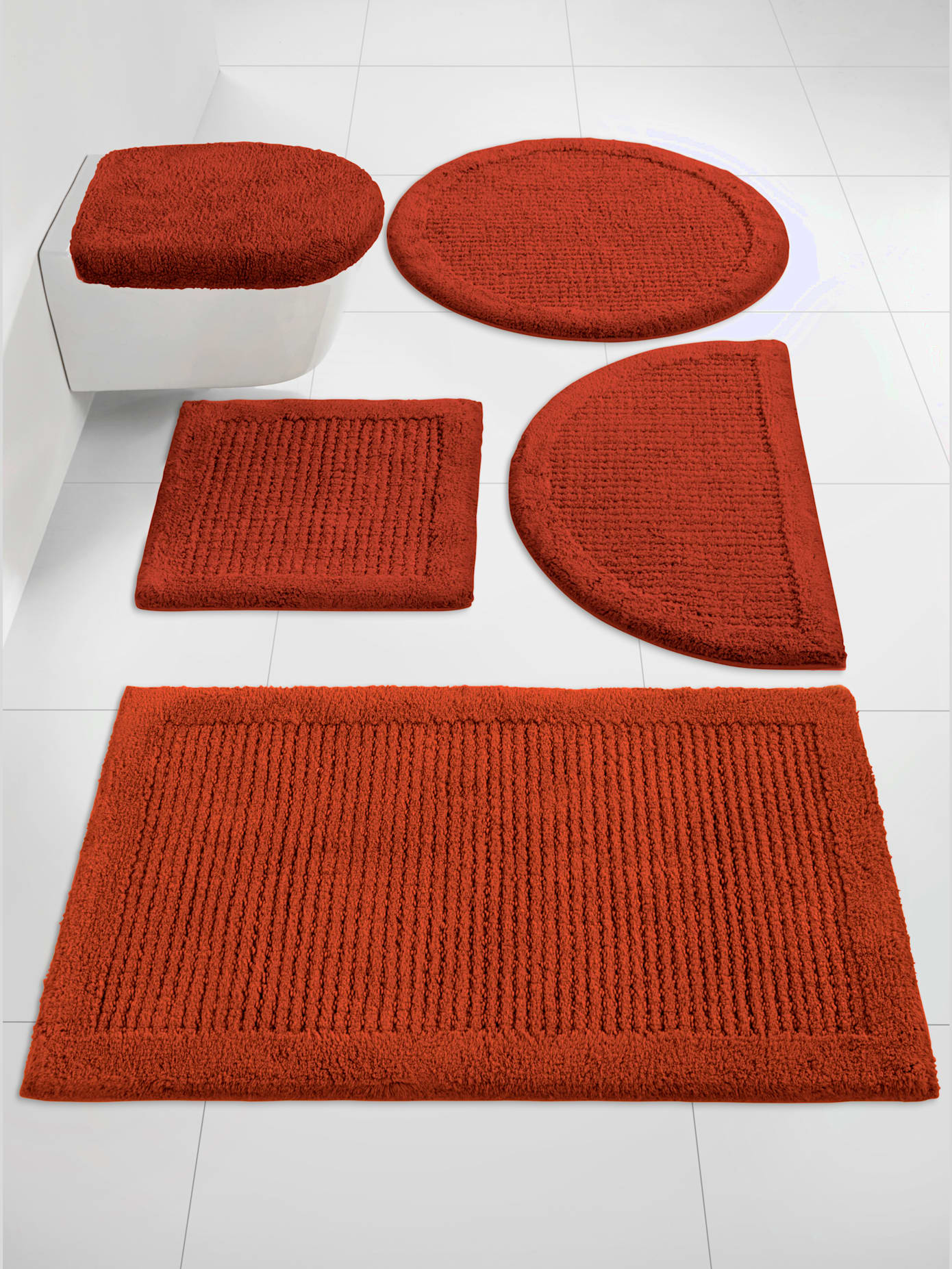 Tapis de bain en coton recyclé