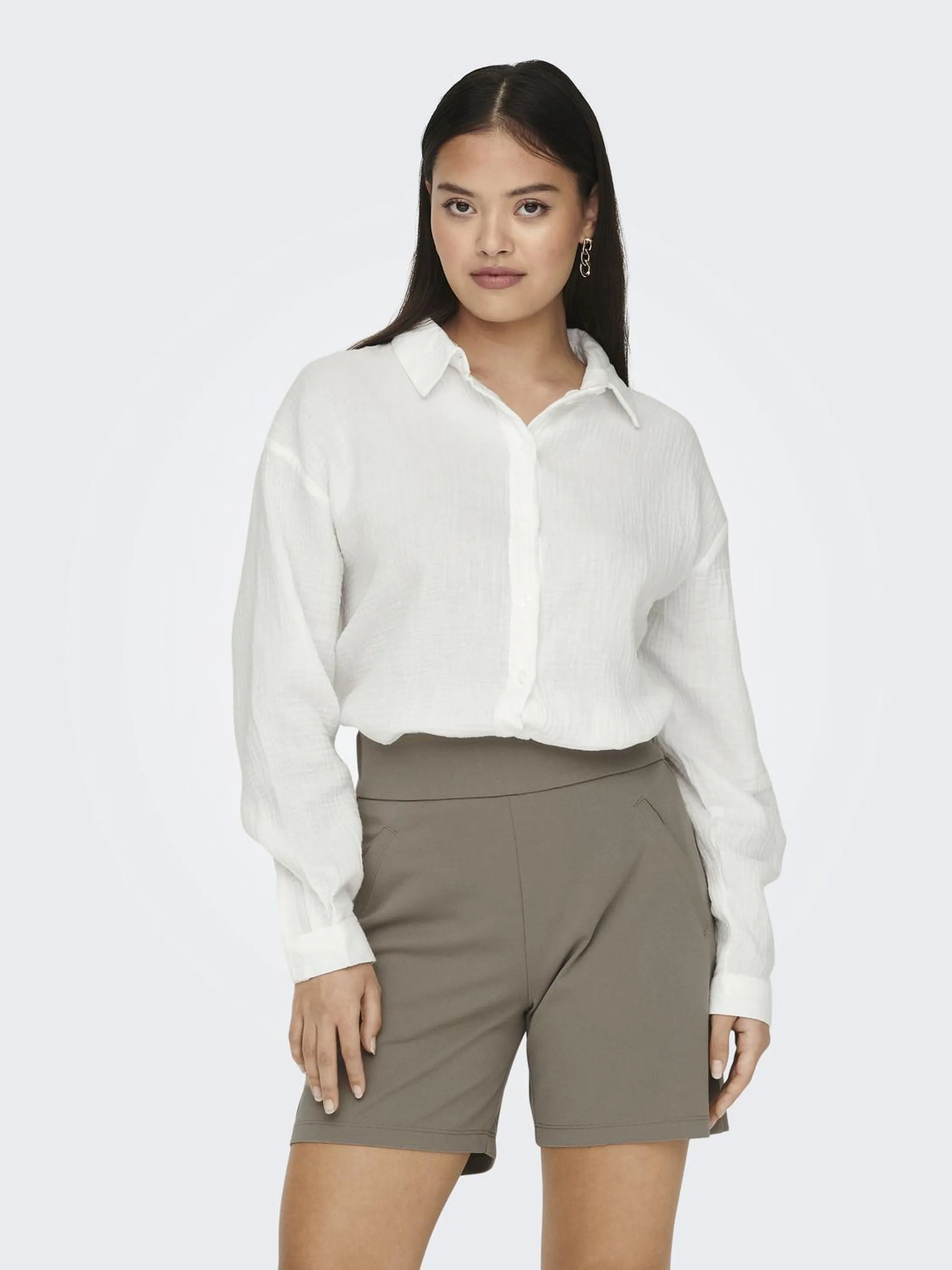Damen Bluse unifarben