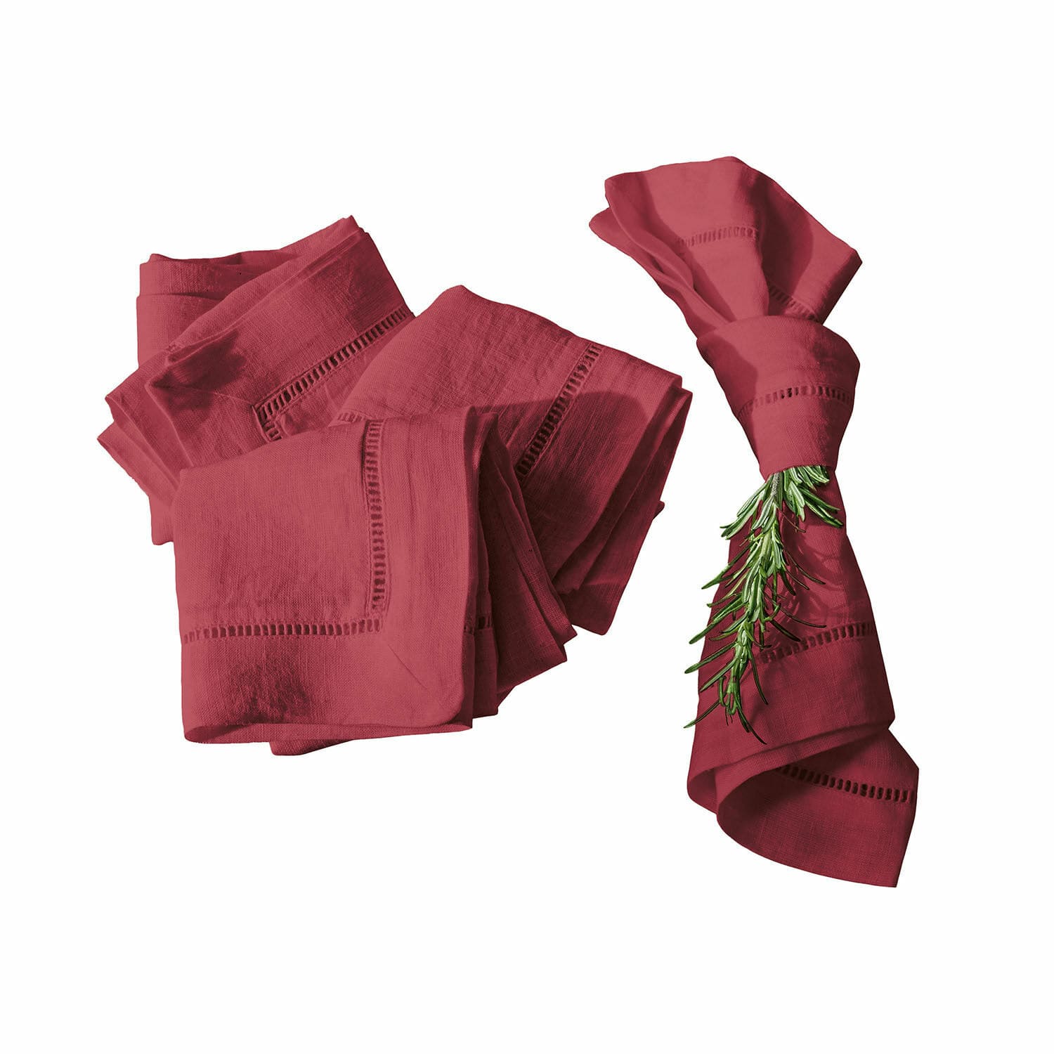 Serviette 4er Set Covent Garden bordeaux