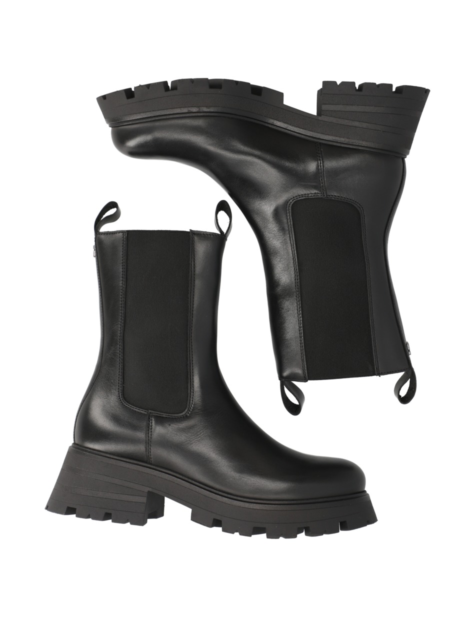 Glattleder Chelsea Boot