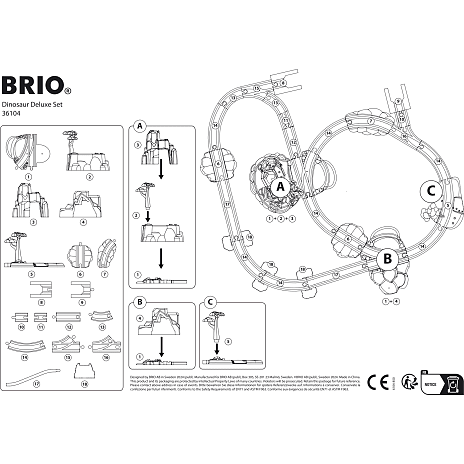 BRIO dinosaur sæt 36104