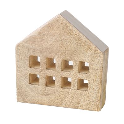 Décorations maisons en bois - set de 3