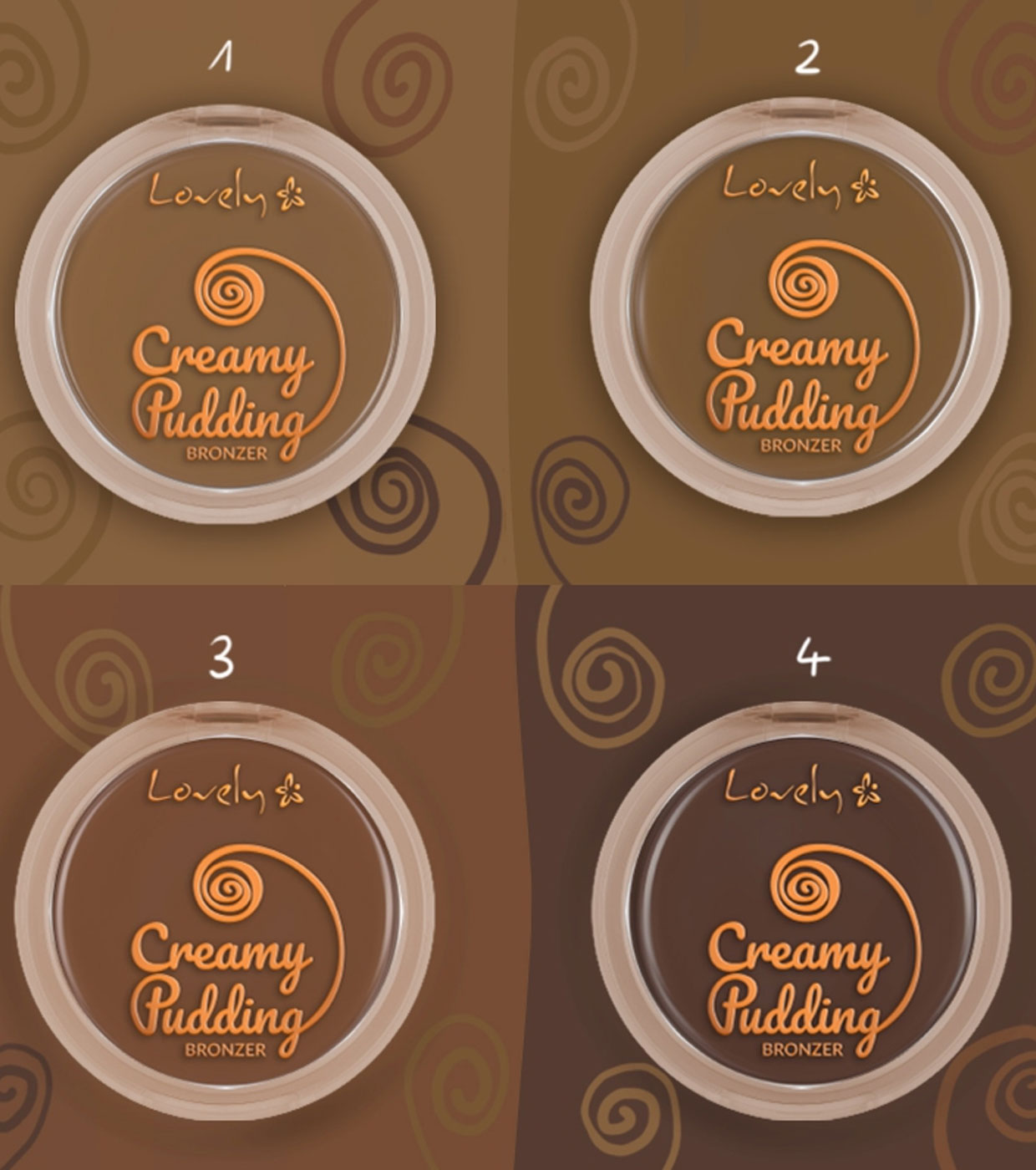 Lovely - Creme Bronzer Creamy Pudding - 2