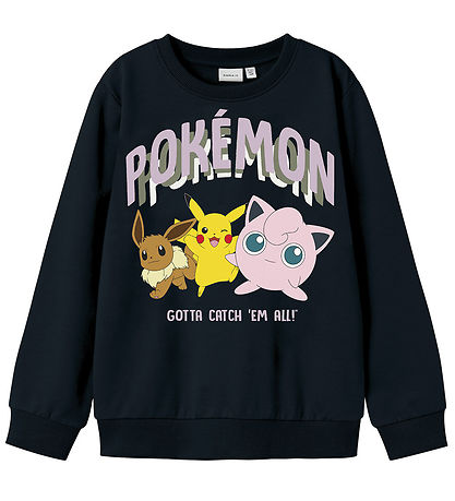 Name It Sweatshirt - NkfJima Pokémon - Schwarz m. Print