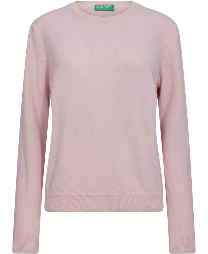 United Colors of Benetton SWEATER L/S Lyserød