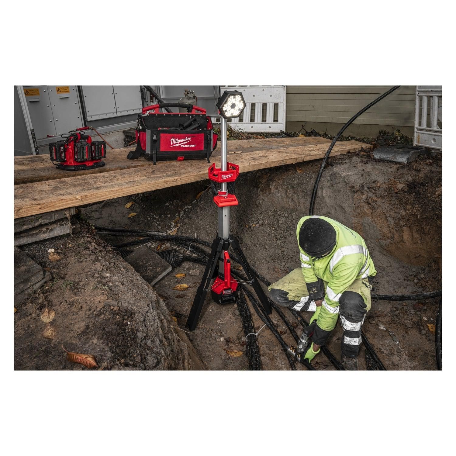 Milwaukee M18 SAL2-0 LED Staande Lamp 18V Basic Body - 4933492486