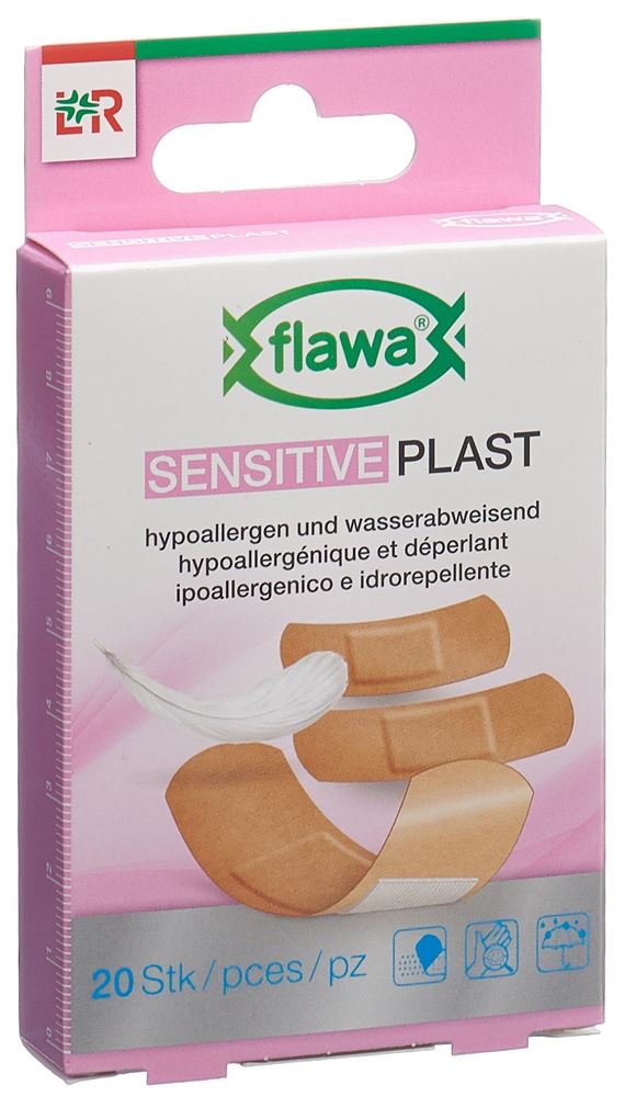 FLAWA Plast Pflasterstrips<br>20 Stück, 3 Grössen
