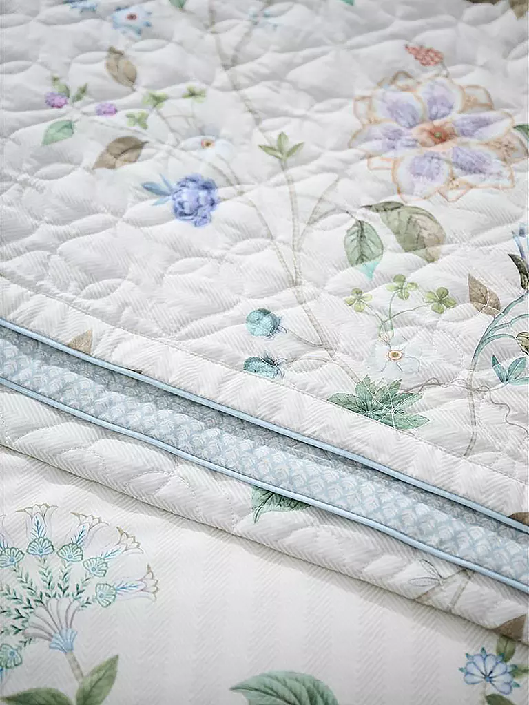 PIP STUDIO Perkal Bettwäsche FLORES BAILANDO 70x90cm/140x200cm Off White  weiss