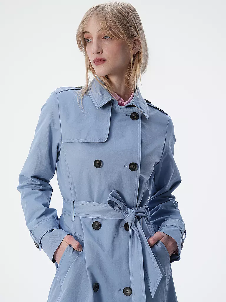 S.OLIVER Trenchcoat blau