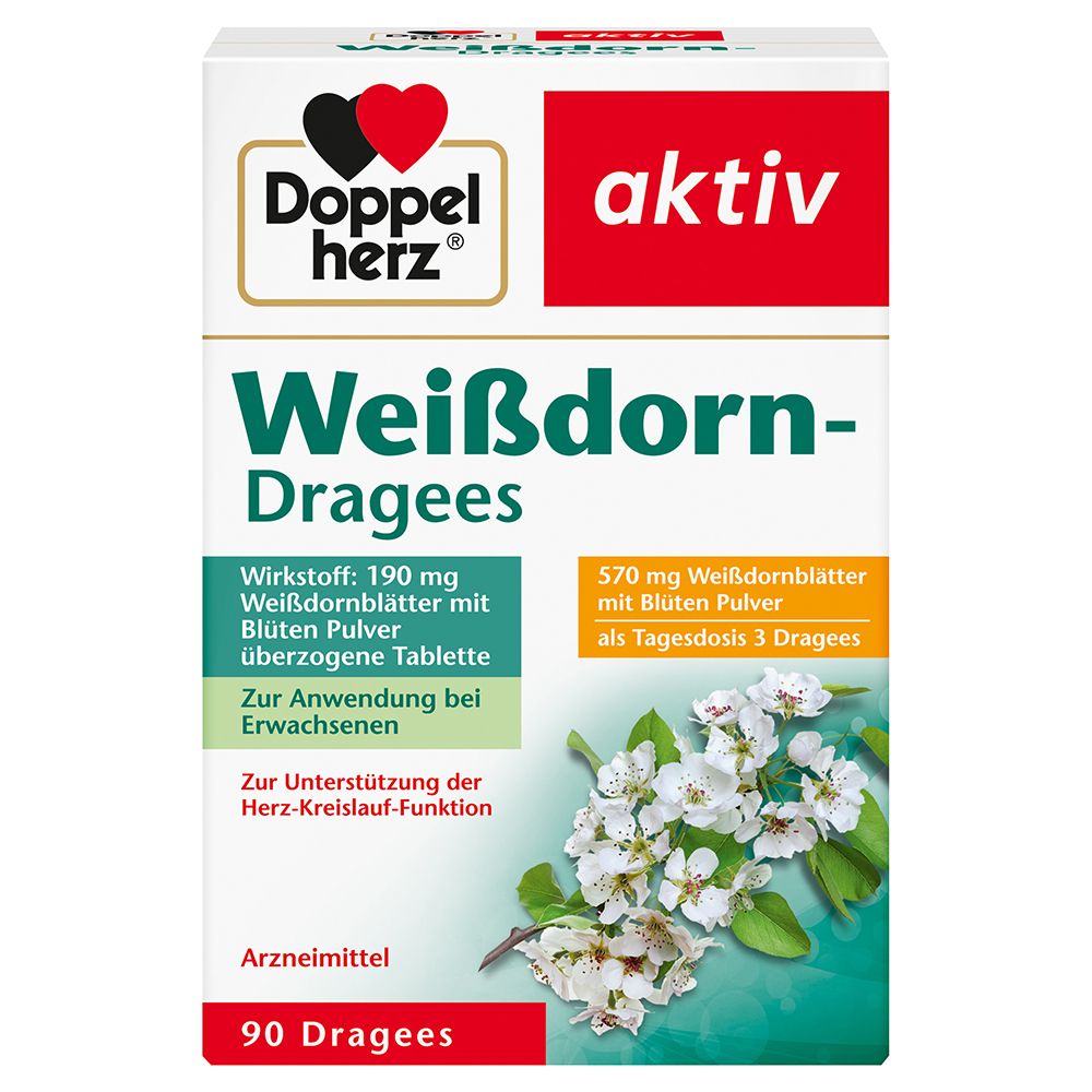 Doppelherz® aktiv Weißdorn-Dragees