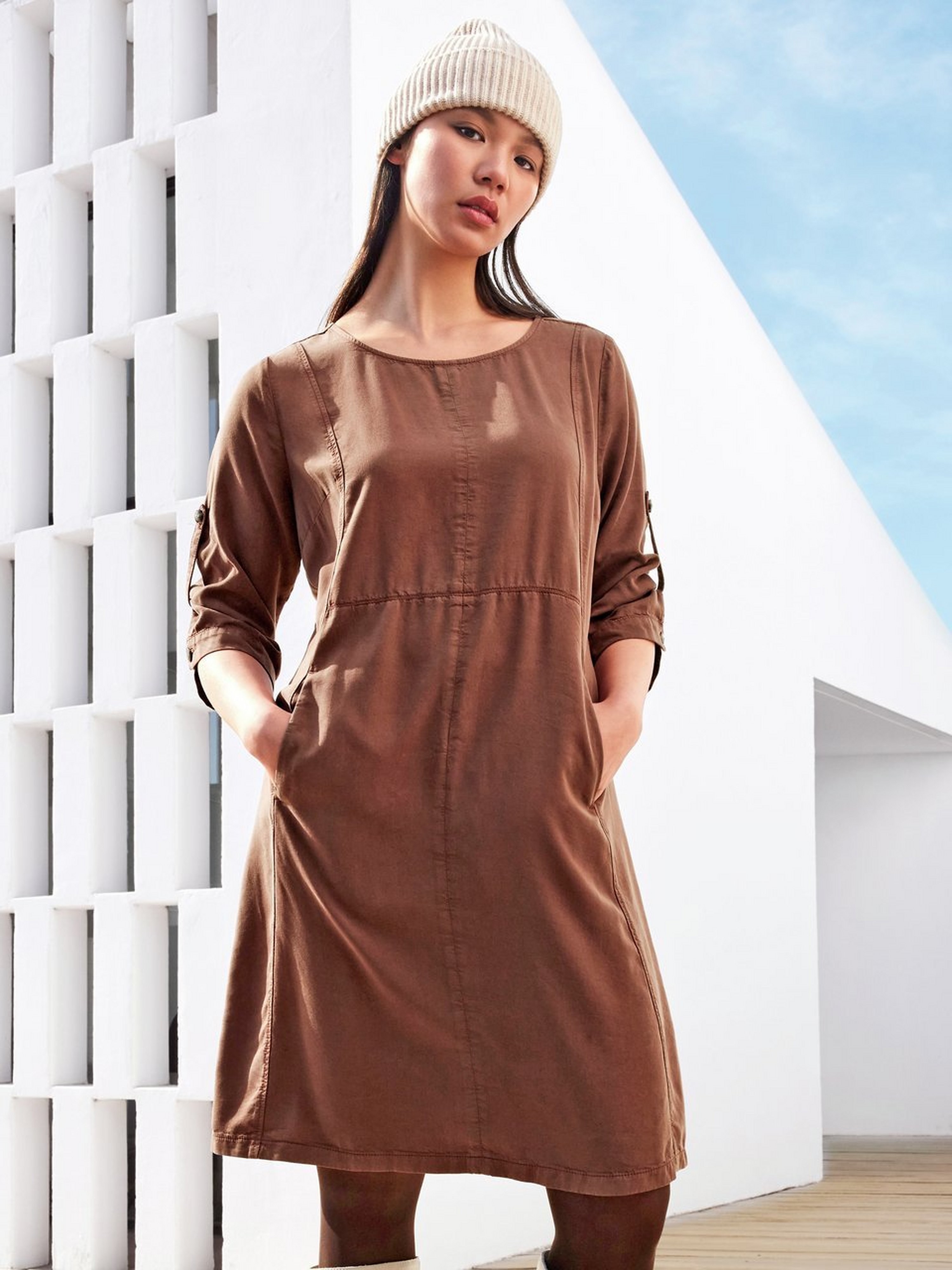 Kleid mit 3/4-Arm