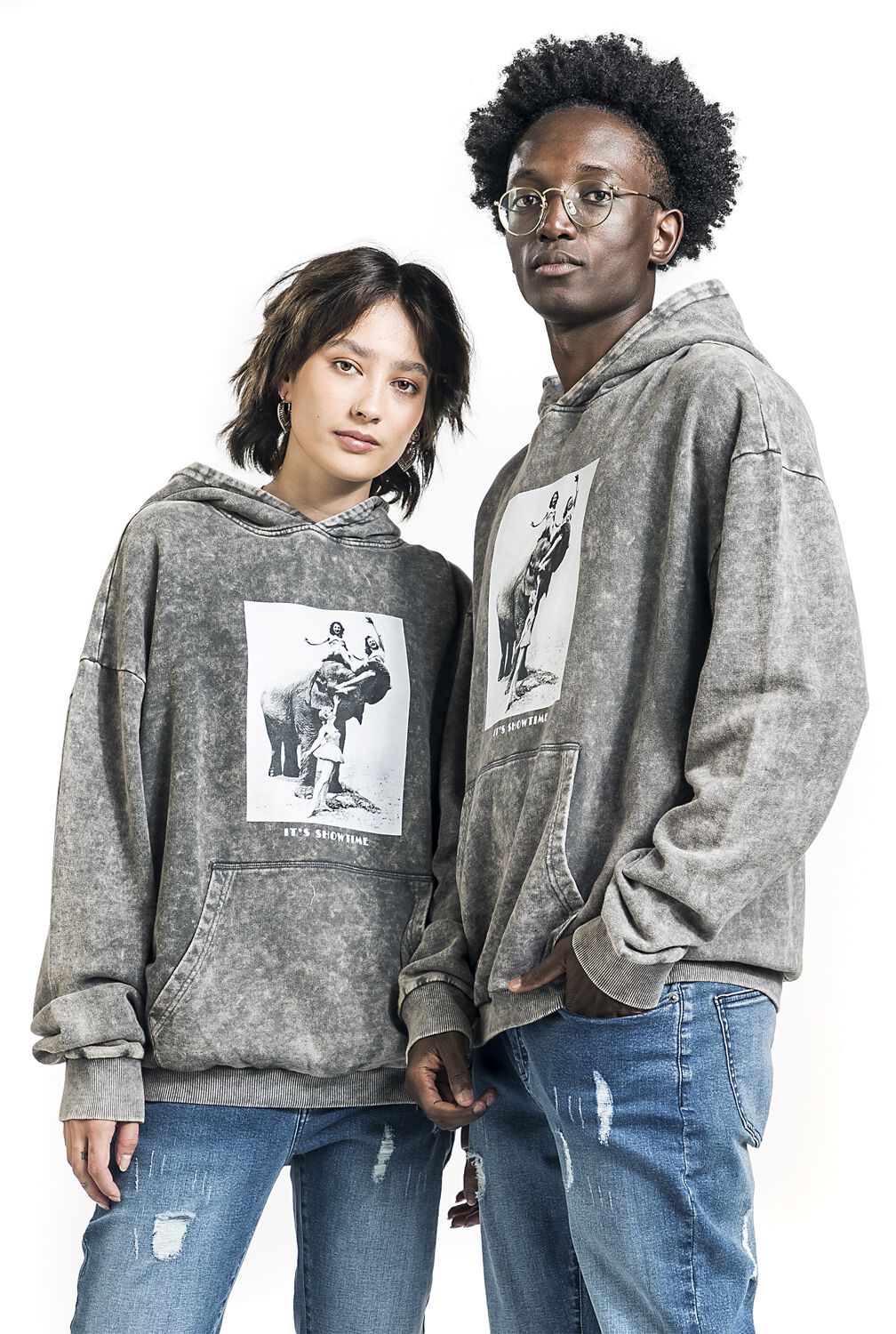 Collection Spéciale EMP X Urban Classics - Sweat à capuche délavé unisexe | Collection Spéciale EMP Sweat-shirt à capuche