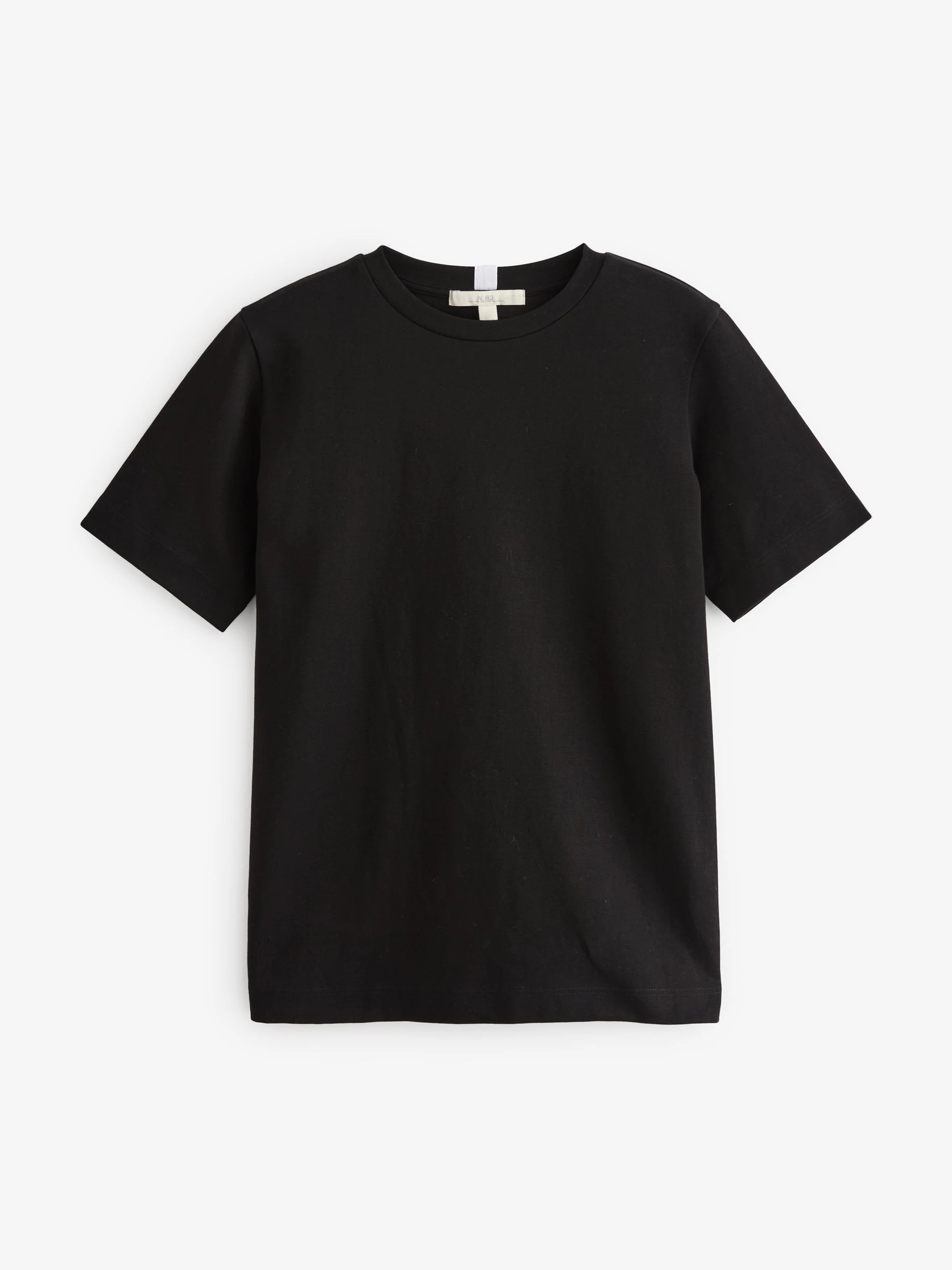 Zwart/wit - Verpakking van 2 dikke T-shirts met korte mouwen
