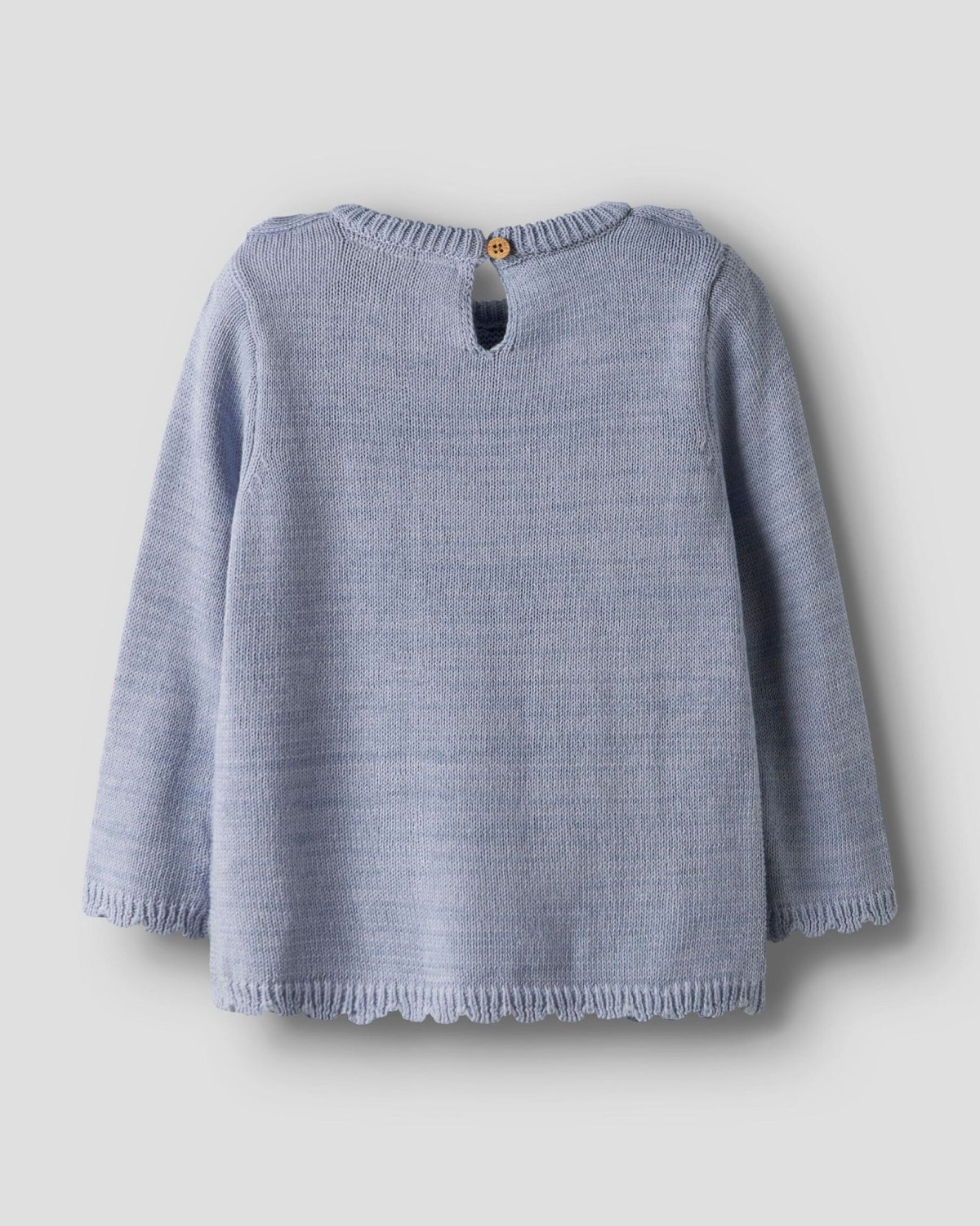 Genser Barn – Strikket 100% Øko Bomull | NMFLAGUNA LS KNIT LIL NOOS